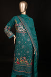 GLS-17B - Anarkali | 3Pc Embroidered Un-stitched Chiffon Dress