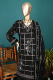 SC-347A-Black - Dug-Dugi | 3Pc Cotton Embroidered & Printed Dress