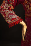 GLS-17A - Anarkali | 3Pc Embroidered Un-stitched Chiffon Dress