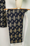 CPTP-14A-NavyBlue | 2Pc Cotton Printed Dress With Trouser