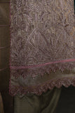 EM-19A-Grey - ALMIRAH | 3Pc Mysoori Jacquard Embroidered Dress
