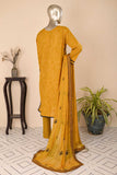 SC-280A-Mustard - Sultan | 3Pc Cotton Embroidered & Printed Dress