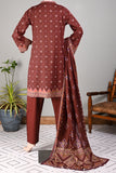 ENB-08 | 3Pc Lawn Embroidered & Printed Dress
