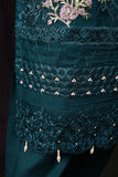 EM-13A - Florida | 3Pc Formal Unstitched Organza Embroidered Dress