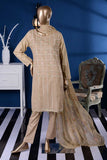 Metro (SC-84B-Skin) Embroidered Un-Stitched Cambric Dress With Embroidered Chiffon Dupatta