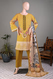 ENB-07 | 3Pc Lawn Embroidered & Printed Dress