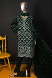 PZK-4A-Green - Albela | 3PC Unstitched Embroidered Khaddar dress
