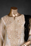Dusky Brio (EM-1A) | 3 Pc Mysoori Embroidered Dress with Handicraft Pearl work