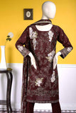 Bold Art (BZ-9A)  | Embroidered Un-stitched Cambric Dress with Chiffon Dupatta