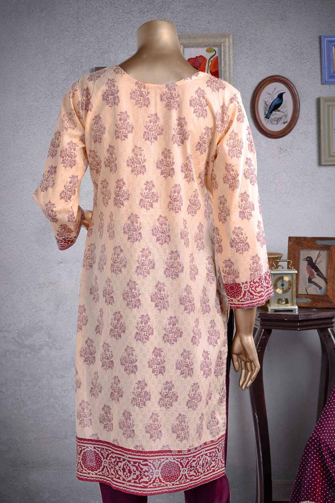 Traditionalist (RL-1B) | Unstitched Printed Lawn Suit with Jacquard Lawn Printed Dupatta