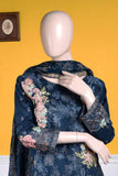 Bold Art (BZ-9B)  | Embroidered Un-stitched Cambric Dress with Chiffon Dupatta