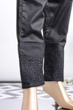 Cambric Embroidered Trouser | Gate Bottom Black (GP-27B)