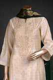 Ethnic Aura (EM-1D) | 3 Pc Mysoori Embroidered Dress with Handicraft Pearl work