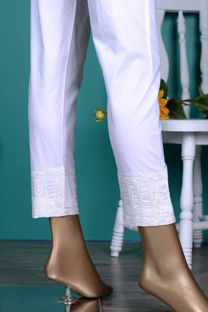 Cambric Embroidered Trouser | Panache (GP-23B)