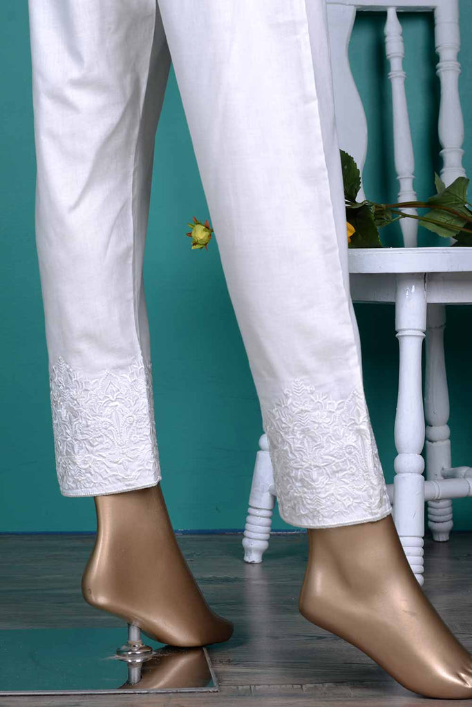 Cambric Embroidered Trouser | Gusto (GP-24B)