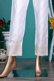 Cambric Printed & Embroidered Trouser | Brio (GP-25B)