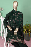 SC-303B-Green - Keysaria | 3Pc Cotton Embroidered & Printed Dress
