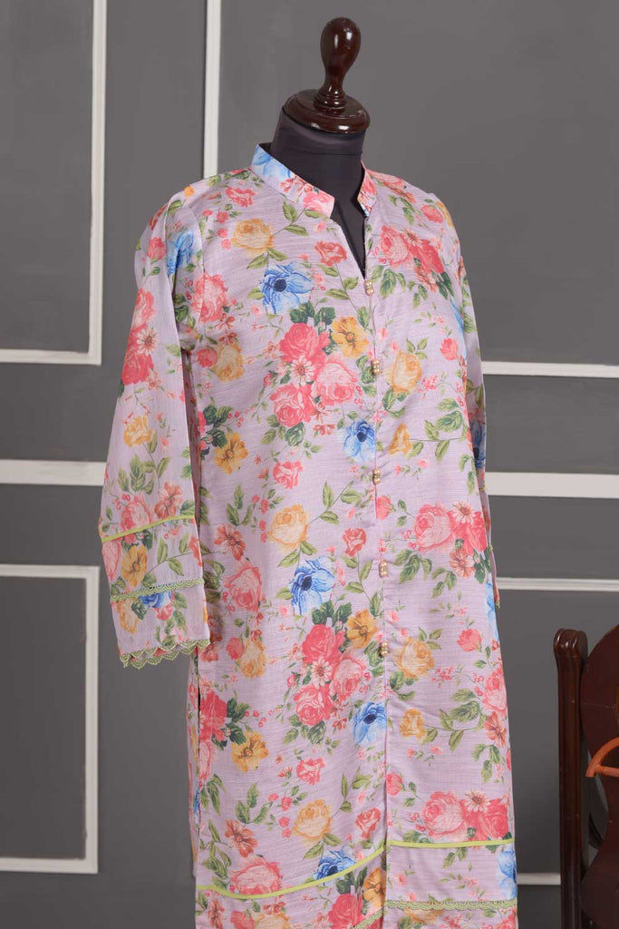 RJPOP-02 - Monar | 2Pc Embroidered Cotton Fabric Dress