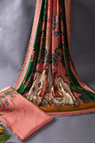 ZCWP-04 - Marguerite | 3Pc Cottel Unstitched Printed Dress