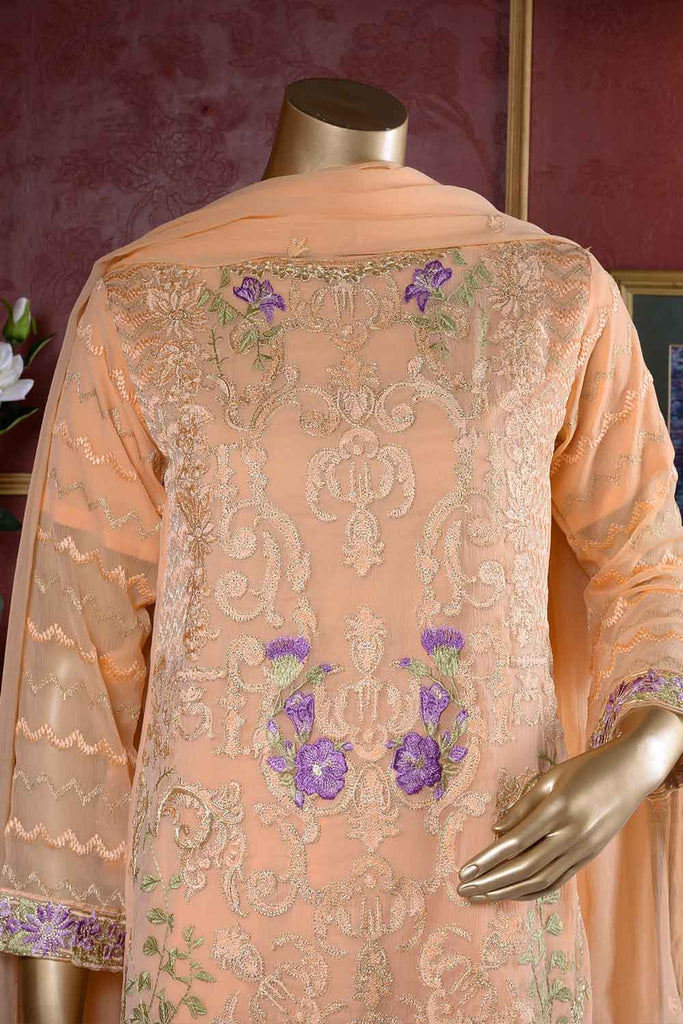 Verve (G3-2B) | Embroidered Un-stitched Chiffon Dress with Embroidered Chiffon Dupatta
