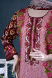Un-stitched Lawn Printed Dress with Printed Lawn Dupatta (AZ-2B) Orchids