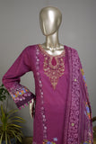 E2-05 | 3Pc Lawn Embroidered & Printed Dress