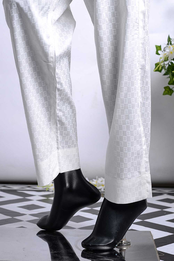 Cambric Printed Trouser | Butterfly Offwhite (GP-29A)