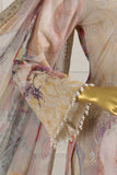 RNB-05-Multi - Nebula | 3Pc Fine Slub Cotton Embroidered & Printed Dress
