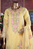 Adelaide (G3-4B) | Embroidered Un-stitched Chiffon Dress with Embroidered Chiffon Dupatta