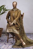 Pure Charisma (CC-1O-C-Mustard) 3 Pc Unstitched Printed Cambric Dress with Chiffon Dupatta