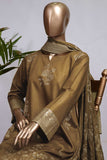 Pure Charisma (CC-1O-C-Mustard) 3 Pc Unstitched Printed Cambric Dress with Chiffon Dupatta