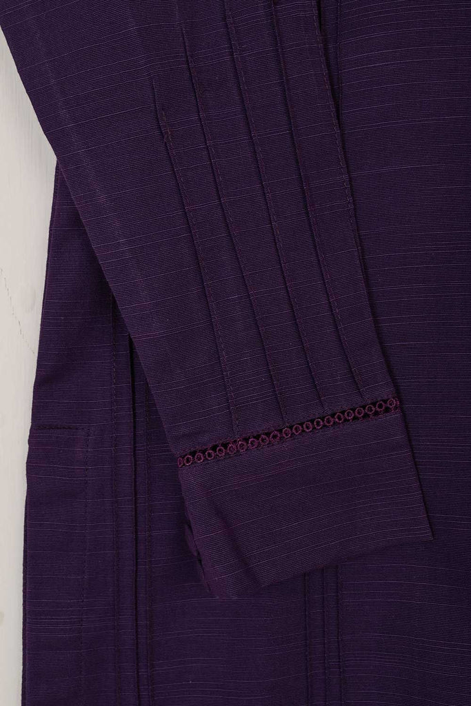 KW-2B-Purple | 2Pc Khaddar Dress With Trouser