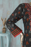 Non Stop (DE-04-Black) 3 Pc Unstitched Digital Printed & Embroidered Cotton Dress with Digital Printed Lawn Dupatta & Cotton Trouser