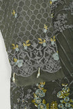 PFO-2B-Grey - Florida | 3Pc Stitched Formal Organza Embroidered Dress