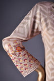 Quixotic Essence (AEC-1A-Blush) - 3 Pc Unstitched Mysoori Jacquard Embroidered Dress