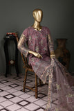 GLS-8B-Purple - Imperial Craft | 3Pc Embroidered Un-stitched Chiffon Dress