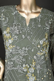 EM-13B - Florida | 3Pc Formal Unstitched Organza Embroidered Dress