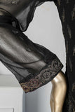 EHPC-3B-Black - Monumental | 3Pc Chiffon Handwork Embroidered Dress