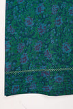 CPTP-3A-Turquoise | 2Pc Cotton Printed Dress With Trouser