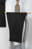 CSTP 1A-Black | 2Pc Cotton Solid Dress With Trouser