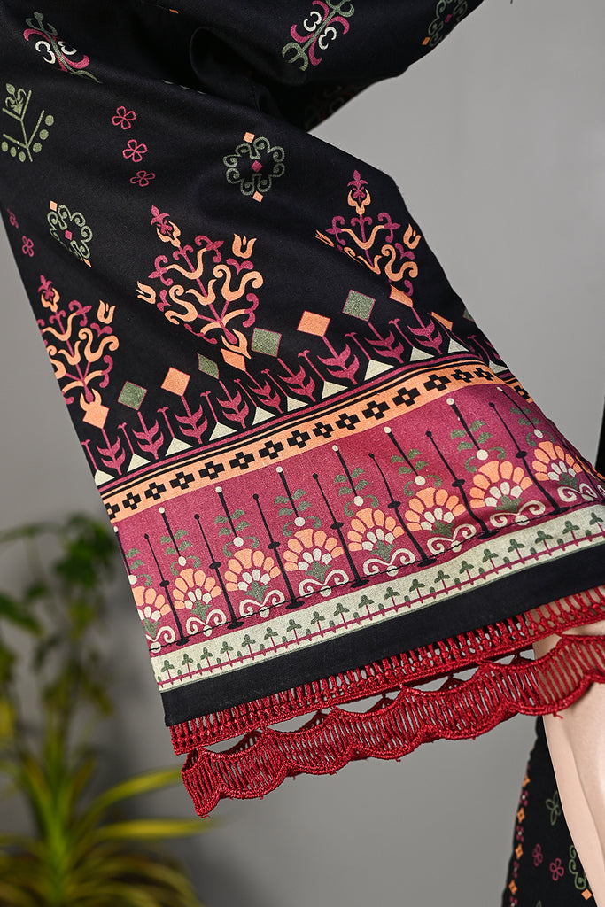 ENB-05 | 3Pc Lawn Embroidered & Printed Dress