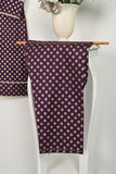 CPTP-13A-Purple | 2Pc Cotton Printed Dress With Trouser