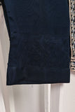 PFO-1B-NavyBlue | 3Pc Stitched Formal Organza Embroidered Dress
