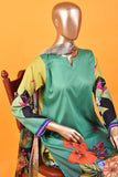 Amber (MDL-006) - 3 Pc Unstitched Lawn Digital Printed Dress With Banarsi Chiffon Digital Printed Dupatta
