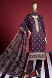 SC-40C - Apsara Embroidered Cambric Dress with Embroidered Chiffon Dupatta