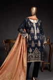 Regulus (BD2-10) 3-Piece Un-stitched Jacquard Banarsi Lawn Dress