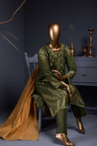 Marigold (BJ-05) | Unstitched Broshia Jacquard Ayudia Dress