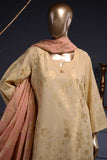 Vendela Rose (BJ-08) | Unstitched Broshia Jacquard Ayudia Dress
