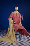 Rose Quartz (BJ3-04) | Unstitched Broshia Jacquard Ayudia Dress