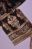 (CC-3G-Black) | 3 Pc Unstitched Cambric Printed Dress